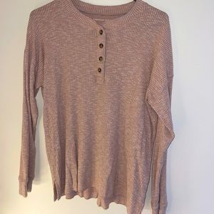 Brown long sleeve shirt